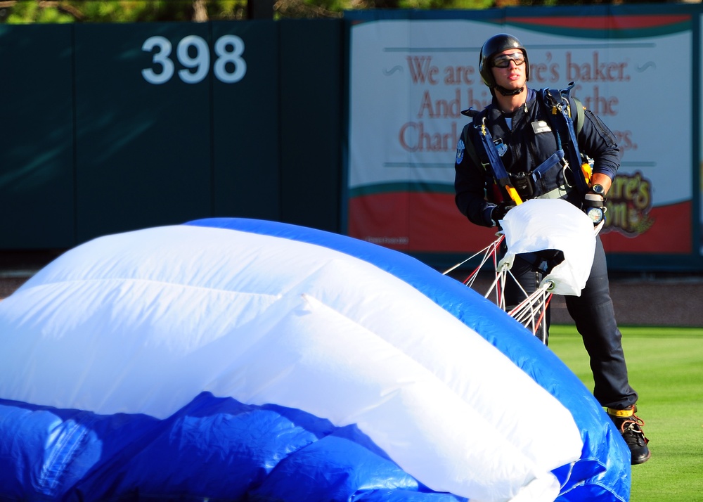 US Air Force Academy Parachute Team 'Wings of Blue'