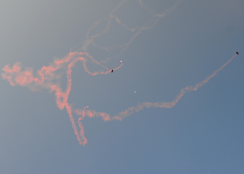 US Air Force Academy Parachute Team 'Wings of Blue'