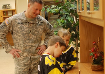 Boy becomes Alaska soldier for a day
