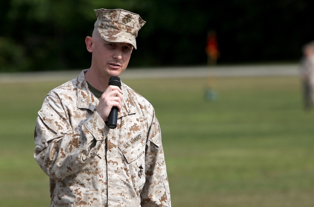 New commanding officer posts with 2nd Supply Battalion