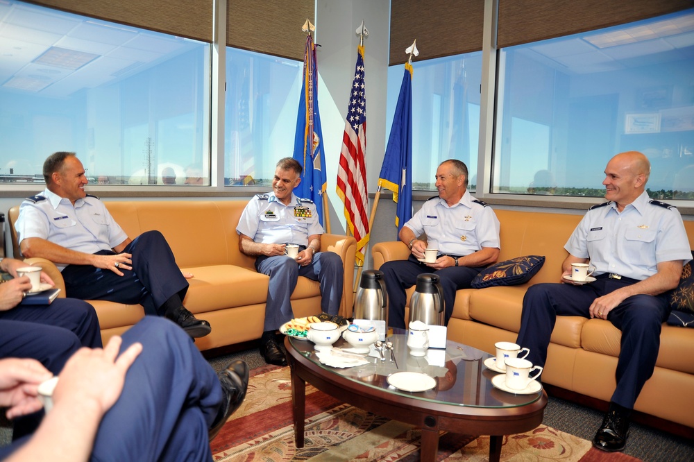 Royal Jordanian Air Force Leadership visits the Colorado Air National Guard