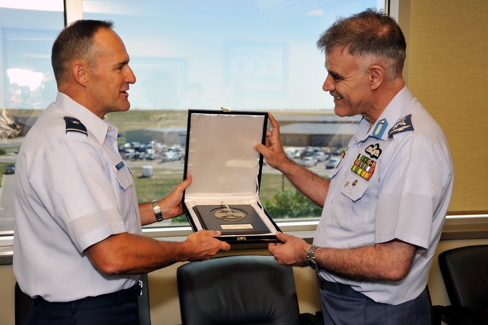 Royal Jordanian Air Force Leadership visits the Colorado Air National Guard