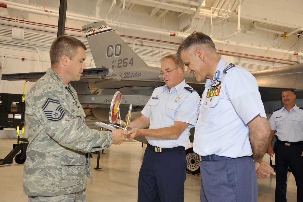 Royal Jordanian Air Force Leadership visits the Colorado Air National Guard