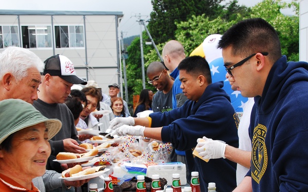 Navy Misawa CPO 365 Program Helps Tsunami Victims