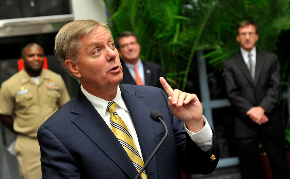 Senator Graham visits Joint Base Charleston