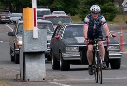 Sharing road safely with bicyclists