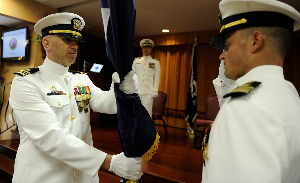 Underwater Construction Team ONE change of command