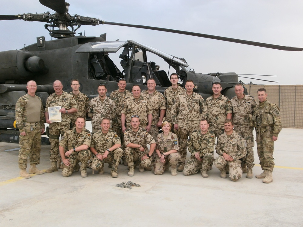 Soldiers pose for photo