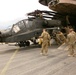 Soldiers offload helicopter in Afghanistan