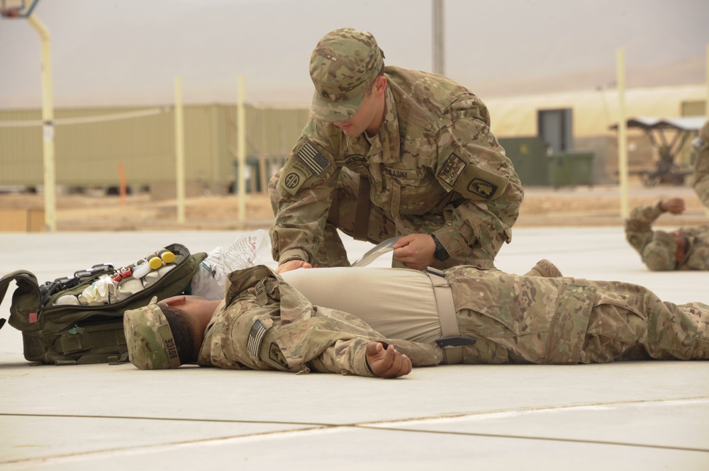 Mass-casualty training exercise