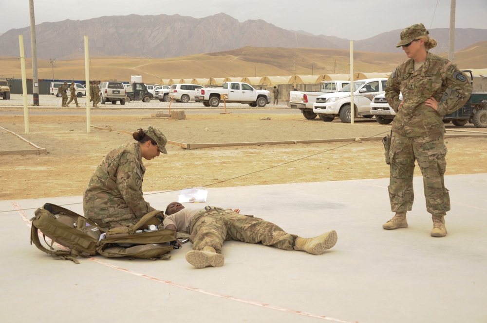 Mass-casualty training exercise