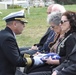 Graveside service for retired rear admiral