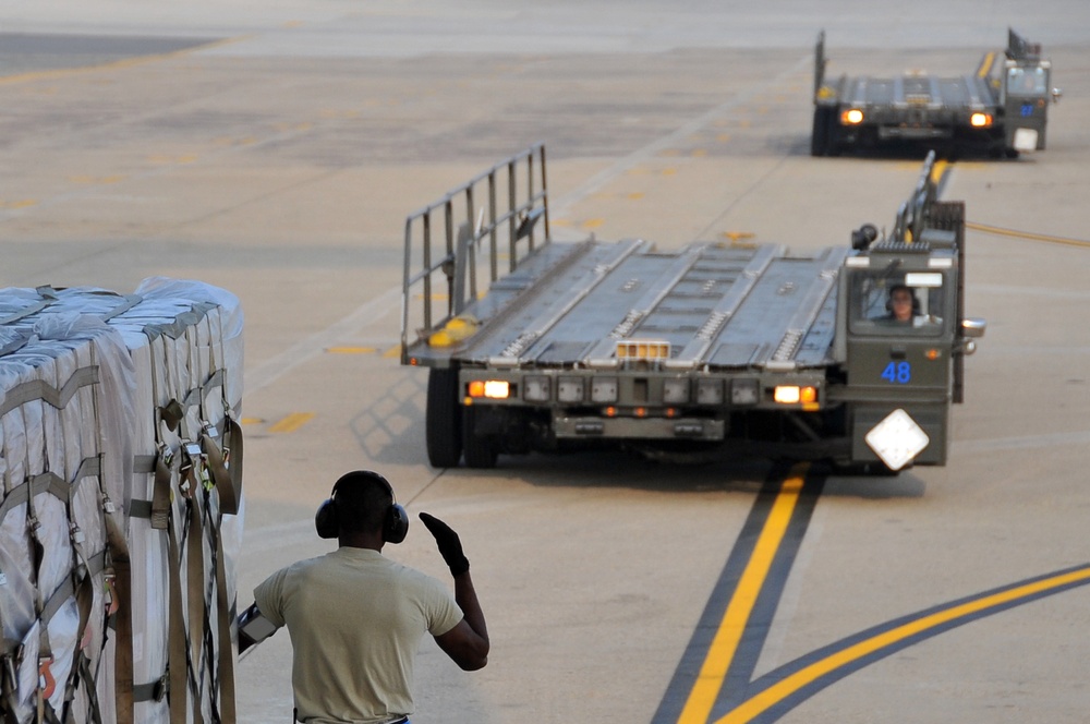 731st Air Mobility Squadron transports cargo