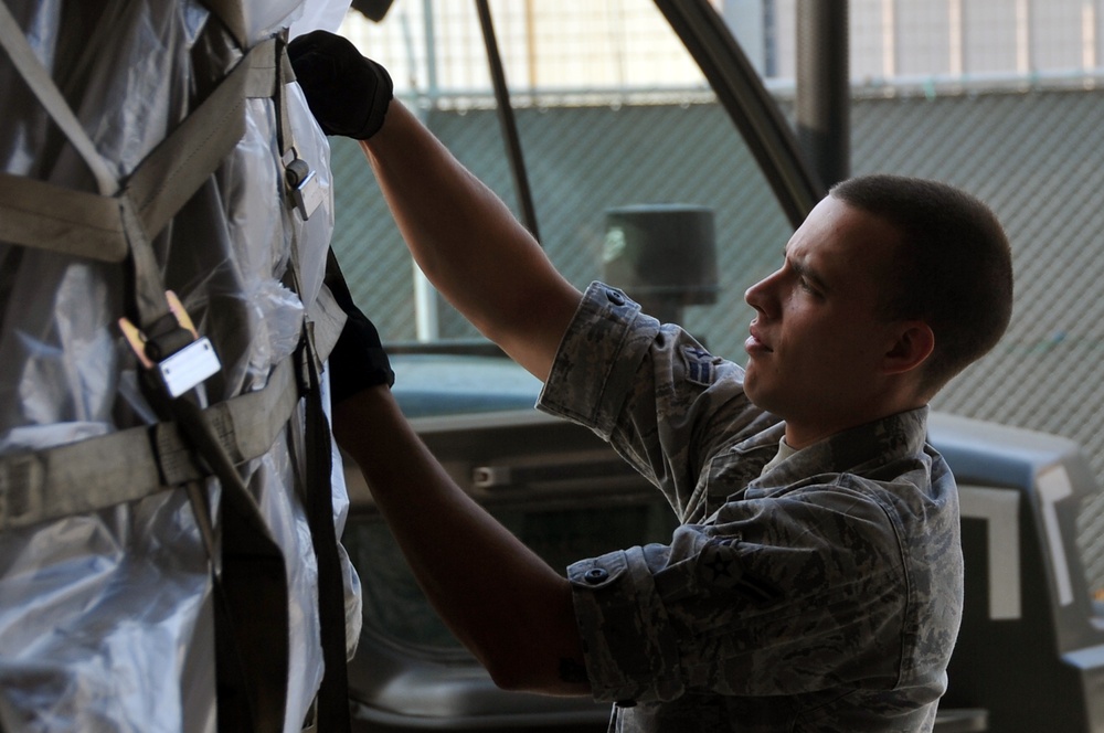 731st Air Mobility Squadron transports cargo