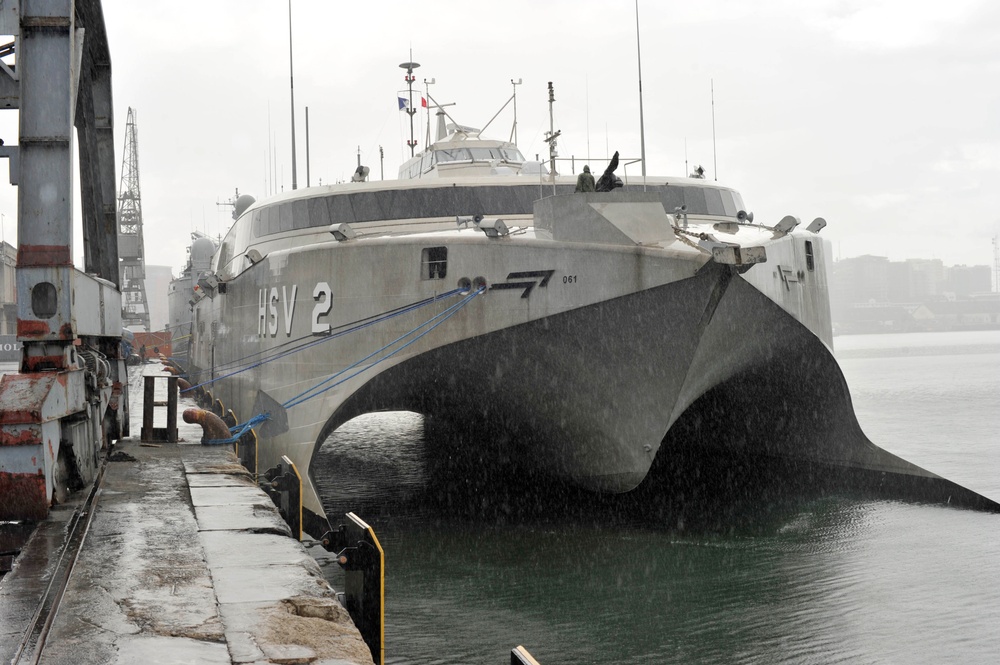 HSV Swift pulls into Tanzania