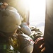 Utah Army National Guard performing static line jumps from Black Hawks