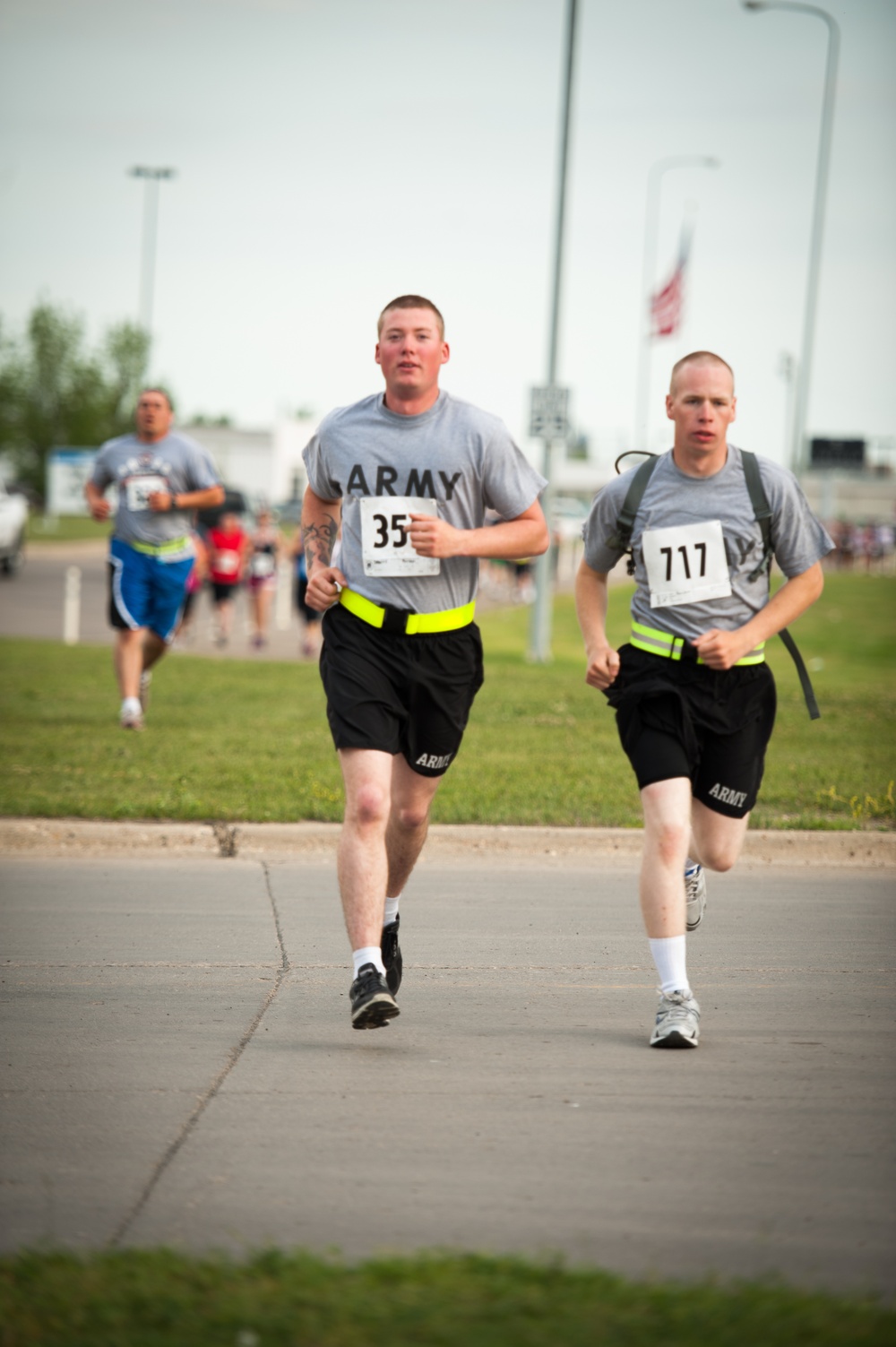 Remember the Fallen 12K run at Devils Lake, ND