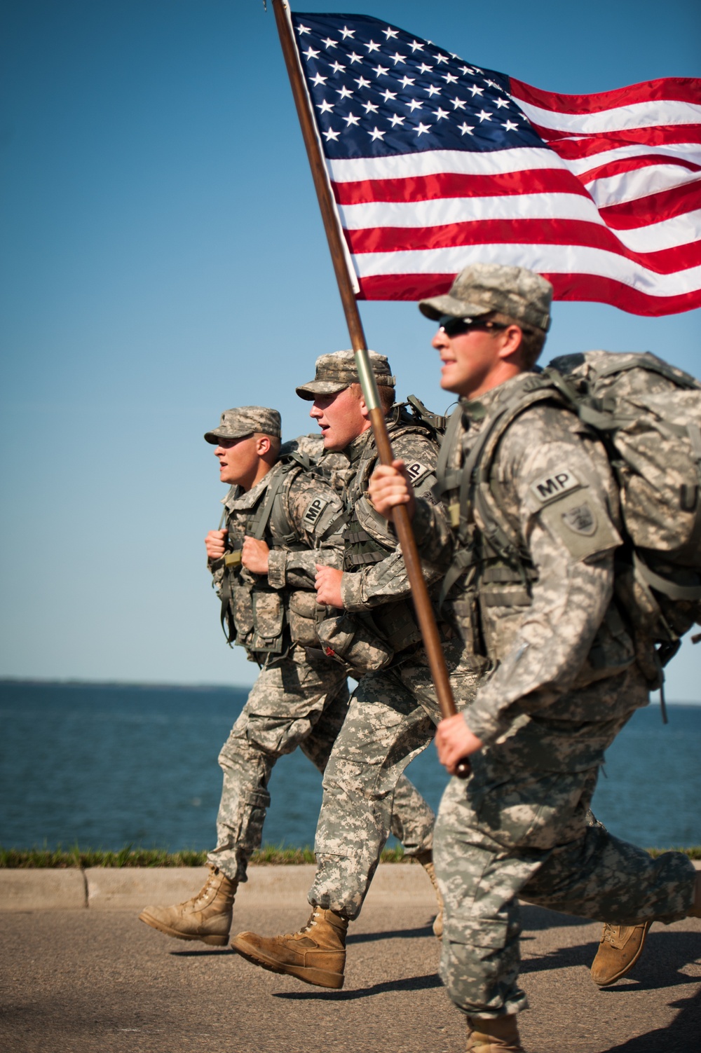 Remember the Fallen 12K run at Devils Lake, ND
