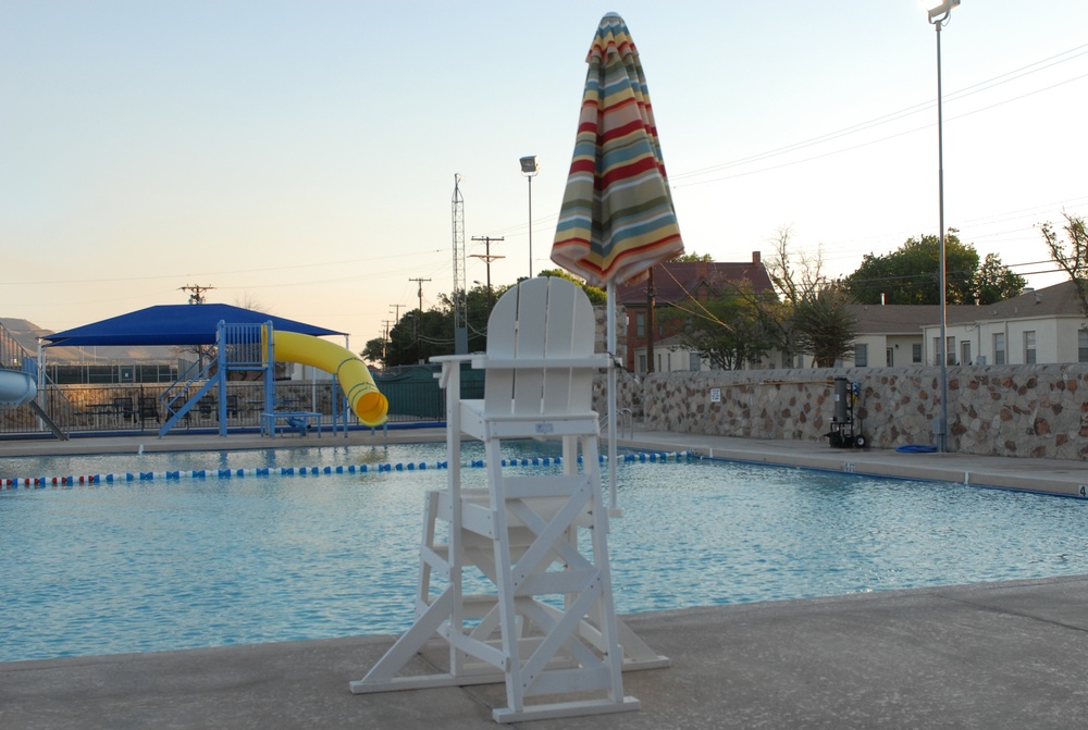 Lifeguards here at Fort Bliss