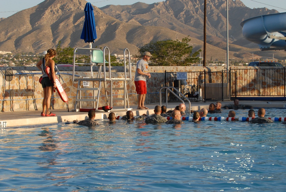 Lifeguards here at Fort Bliss