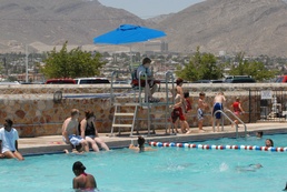 Lifeguards here at Fort Bliss
