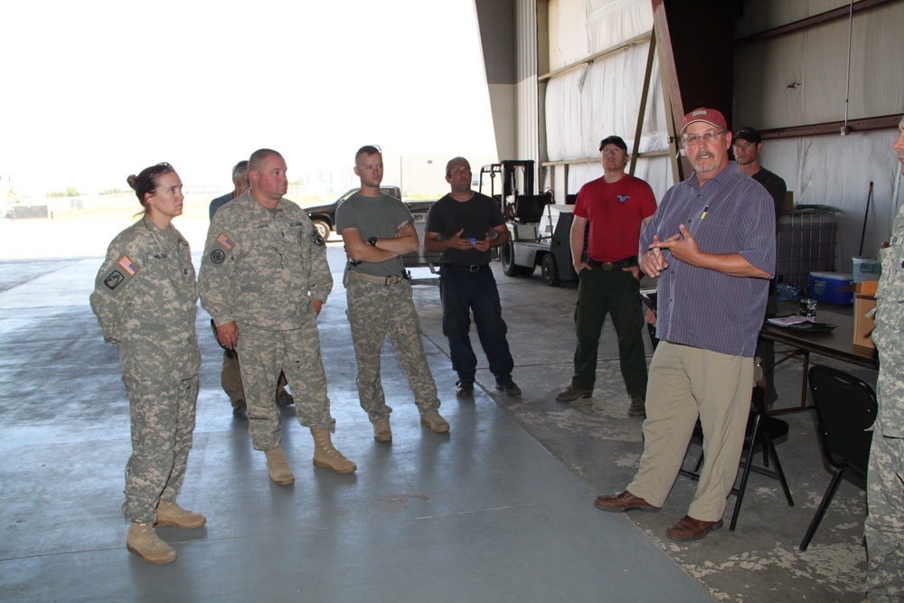Kansas National Guard supports Colorado in High Park firefight