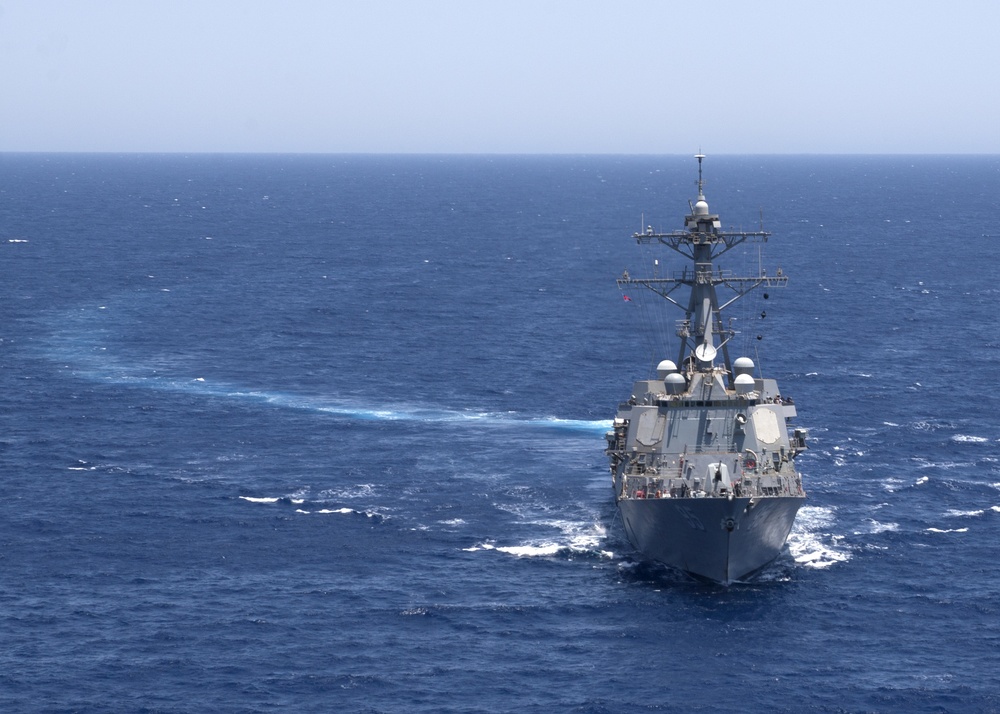 USS James E. Williams transits the Red Sea