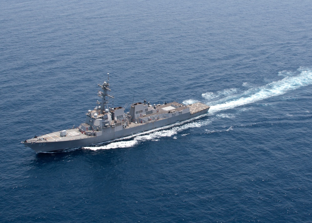 USS James E. Williams transits the Red Sea