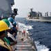 Completing a replenishment at sea