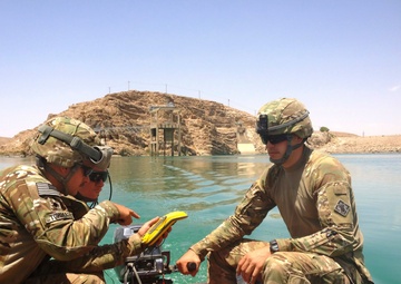 Army divers support South District work at critical Afghan dams