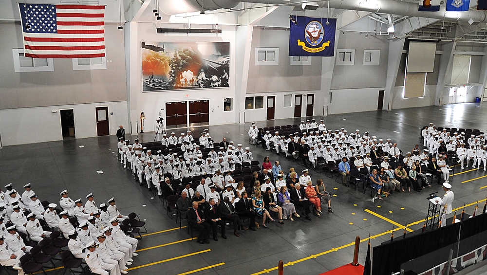 Recruit Training Command change of command and retirement ceremony