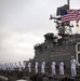 USS Makin Island sailors man the rails