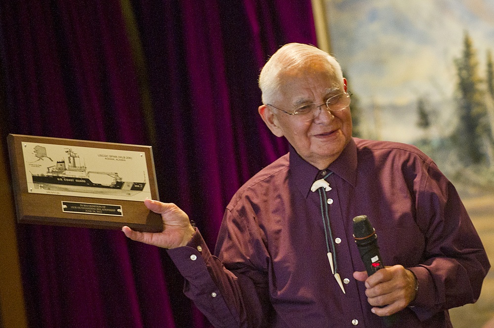 US Coast Guard Cutter SPAR becomes the Honorary ship of the Sun'aq Tribe of Kodiak, Alaska