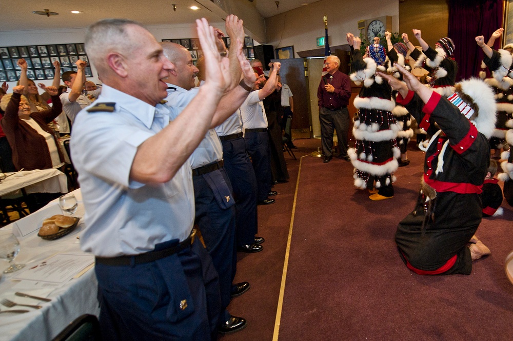 US Coast Guard Cutter SPAR becomes the Honorary ship of the Sun'aq Tribe of Kodiak, Alaska