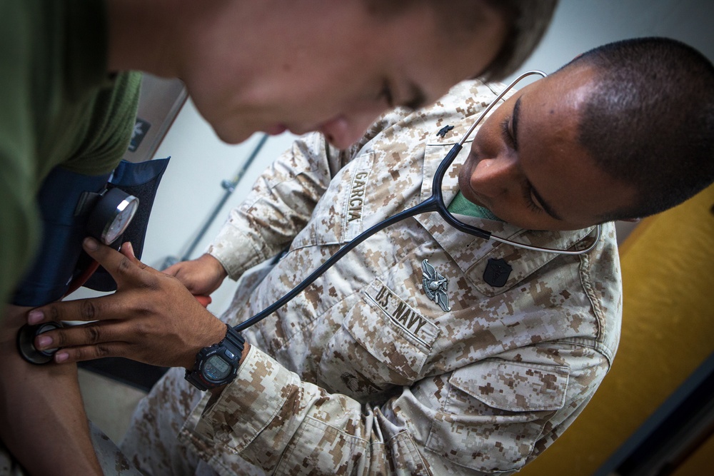 Pennsylvania corpsman tested in Afghanistan