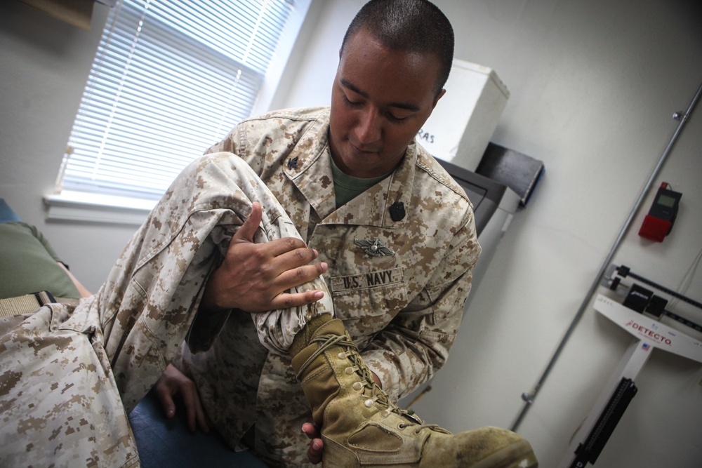 Pennsylvania corpsman tested in Afghanistan