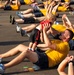 NMCB 74 share’s physical training with families