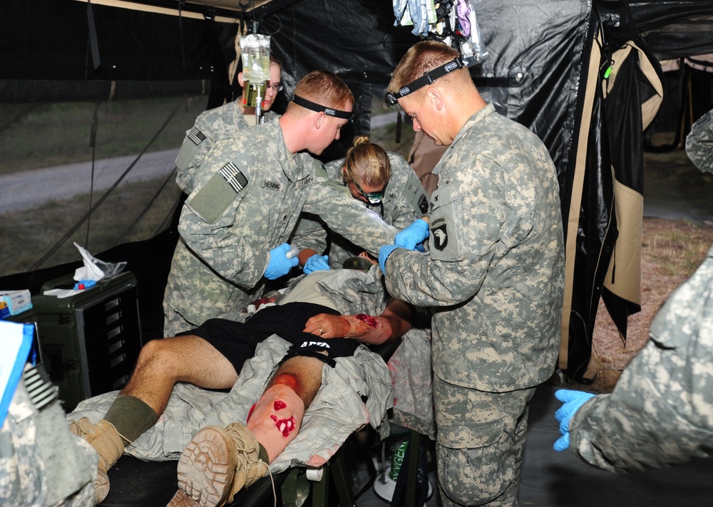 Currahees conduct situational mass casualty exercise