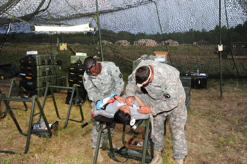 Currahees conduct situational mass casualty exercise