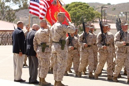 Marines of 2/4 welcome new commanding officer