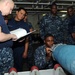 USS George H.W. Bush sailors train