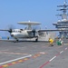 E2-C Hawkeye on USS Dwight D. Eisenhower's flight deck