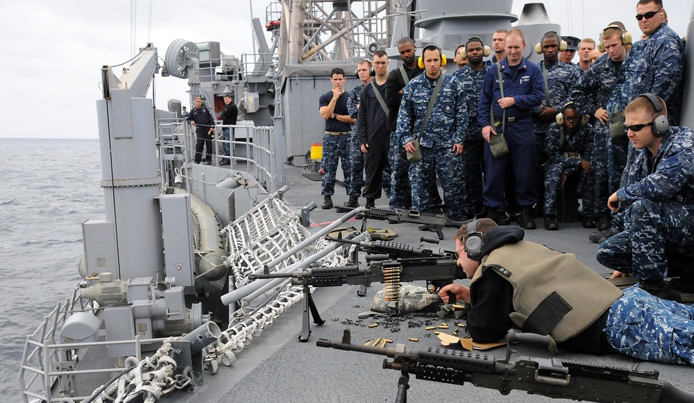 USS Underwood live-fire exercise