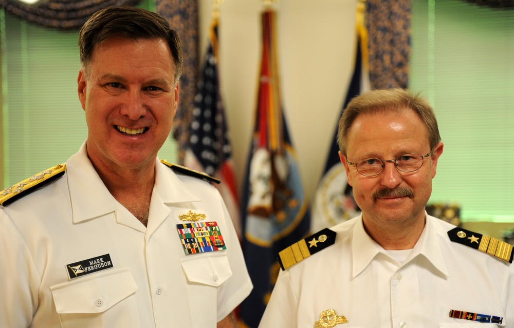 Ferguson meets with German vice admiral