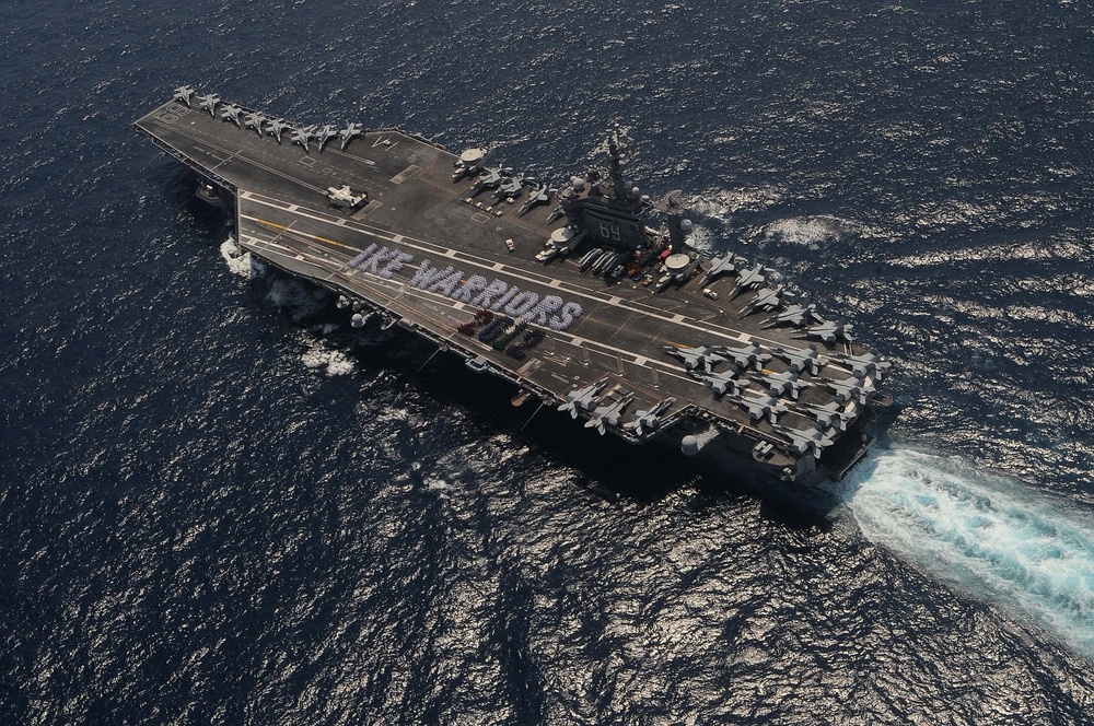 Photo exercise for USS Dwight D. Eisenhower