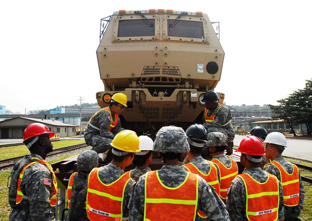 25th Transportation Battalion utilize new equipments for CBRN training