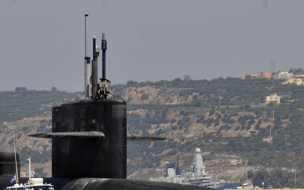 USS Florida visits Greece