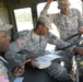 Reserve soldiers train to the standards