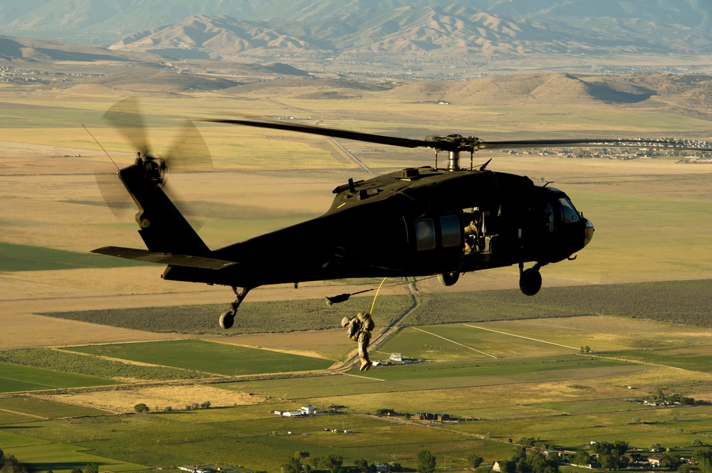 Parachute landing drop zone