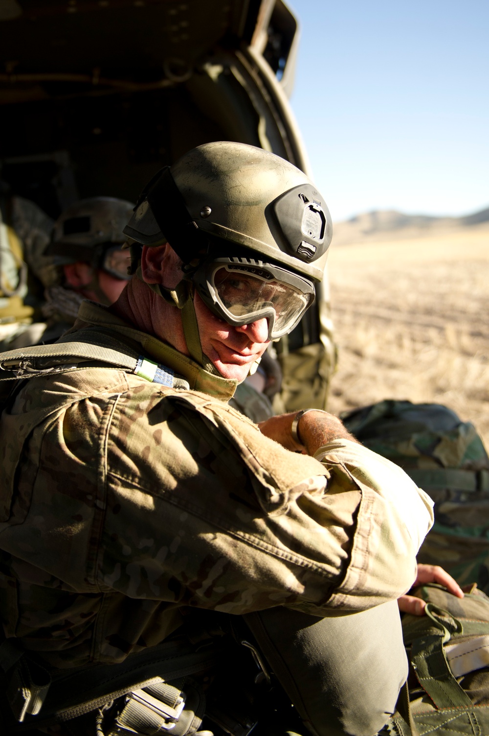 Parachute landing drop zone